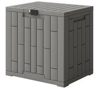 Outsunny Box da Giardino 114L in Resina con Serratura