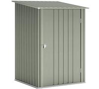 Outsunny Casetta da Giardino 0.92m², Argento Grigio