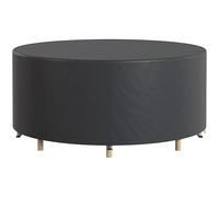Outsunny Copertura da giardino rotonda impermeabile Ø200x80cm nero