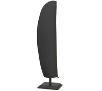 Outsunny Copertura impermeabile per ombrellone con cerniera e coulisse Tessuto Oxford con rivestimento plastico impermeabile Ø 56 x 220 cm nero