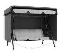 Outsunny Copertura per dondolo Hollywood a 3 posti, impermeabile, resistente all'inverno, per dondolo da giardino, antivento, resistente ai raggi UV, copertura per mobili da giardino, poltrona sospesa