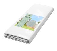 Outsunny Copertura per Serra in PE 4x3 m con 8 Finestre Bianco
