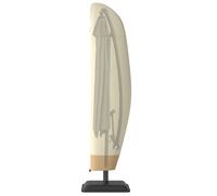 Outsunny Copri Ombrellone Impermeabile con Cerniera e Laccio Nero