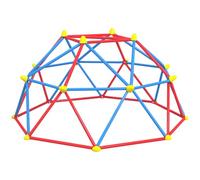 Outsunny Cupola per Arrampicata Bambini 3-8 Anni Ø183x90cm Multicolore | Struttura per Arrampicata, per 4 Bambini, in Metallo Anti UV