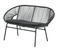 Outsunny Divano da Esterno 2 Posti in Rattan PE