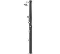 Outsunny Doccia Solare 20L con Protezione Antigelo Brevettata, Nera