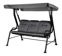 Outsunny Dondolo da Giardino 3 Persone Tettuccio Regolabile Cuscini