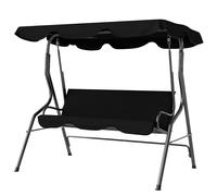 Outsunny Dondolo da Giardino con Tettuccio Regolabile e Cuscini