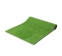 Outsunny Erba Artificiale per Esterno 1m x 4m, Tappeto Erboso Sintetico con Altezza 10mm, Drenante, Ideale per Giardini, Patio, Famiglie, Animali Domestici, Interno ed Esterno, Verde