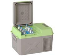 Outsunny Frigo Portatile da 12 Litri con Compressore, Grigio e Verde Aosom Italy