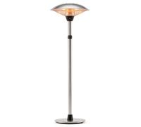 Outsunny Fungo Riscaldante da Esterno 3000W a 3 Temperature e Altezza Regolabile