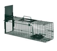 Outsunny Gabbia Trappola per Ratti, Topi e Nutrie con Porta Singola 60x18x20cm
