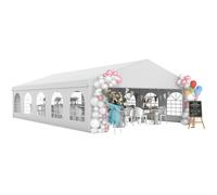 Outsunny Gazebo da Giardino Pieghevole con Pareti Rimovibili e Finestre