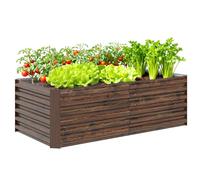 Outsunny Letto per Orto Rialzato con Fondo Aperto 180x90x57.5 cm