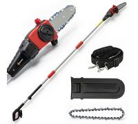 Outsunny Motosega Telescopica a Batteria, 1.94m-2.56m con Lubrificazione Automatica Aosom Italy
