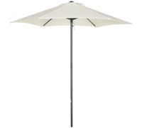 Outsunny Ombrellone 2x2 m da Giardino Rotondo con Palo Centrale
