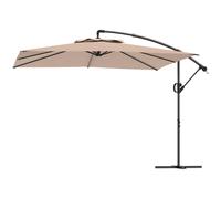 Outsunny Ombrellone a Sbalzo 3x3.25m con Copertura Regolabile