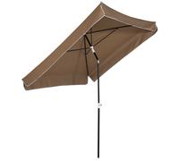 Outsunny Ombrellone da Esterno 2x2 m Regolabile e Portatile