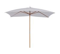 Outsunny Ombrellone da Giardino 2x3 m con Corda e Prese d'Aria, Ombrellone da Es
