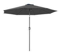 Outsunny Ombrellone da Giardino 3x2.5 m in Metallo e Poliestere Grigio Scuro