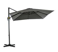 Outsunny Ombrellone da Giardino con Angolazione Regolabile su 5 Livelli