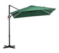 Outsunny Ombrellone da Giardino con Angolazione Regolabile su 5 Livelli