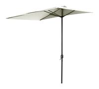 Outsunny Ombrellone Semicircolare da Parete con Apertura a Manovella