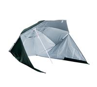 Outsunny Ombrellone Tenda da Spiaggia 2 in 1 con Borsa da Viaggio Portatile, Impermeabile e con Protezione UV 50+, Verde