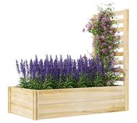 Outsunny Orto in Cassetta con Fondo Aperto in Legno di Abete