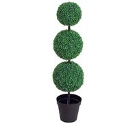 Outsunny Palla topiaria artificiale in bosso 30x112H cm Verde