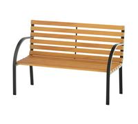 Outsunny Panca in Legno 2 Posti Panchina da Esterno Giardino Balcone