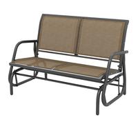 Outsunny Panchina a Dondolo da Giardino 2 Posti in Metallo