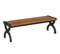 Outsunny Panchina da Giardino 2 Posti con Seduta a Doghe