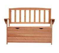 Outsunny Panchina da Giardino 2 Posti con Vano Contenitore Legno