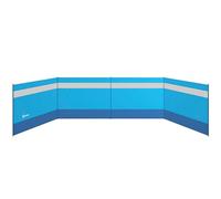 Outsunny Paravento da Spiaggia Pieghevole Frangivista 725x140 cm Azzurro