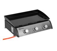 Outsunny Piastra Barbecue a Gas Antiaderente da Tavolo con Bruciatori