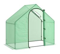 Outsunny Piccola serra con anta con cerniera 180X100X168 cm Verde