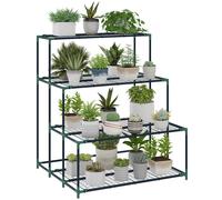 Outsunny Portafiori da Giardino con 24 Clip a 4 Livelli