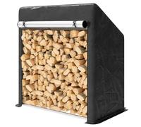 Outsunny Portalegna in Acciaio Esterno con Copertura Impermeabile 100x60x110 cm