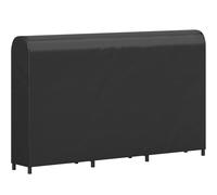 Outsunny Portalegna in metallo 199 x 30 x 121 cm 0,6m³ con copertura impermeabile fino a 300kg Aosom Italy