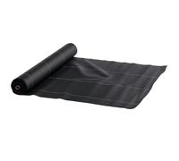 Outsunny Rete anti-erbacce, rete antimuffa, 2 x 100 m, rete geotessile per controllo di erbacce ed erbacce da giardino, rotolo di rete antimuffa per terrazza, patio, nero