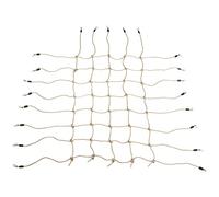 Outsunny Rete da Arrampicata per Bambini 3-6 Anni Rete Decorativa in Corda PE Rete di Protezione per Parco Giochi Ninja Percorso ad Ostacoli Dim. 1,5 x 2 m Marrone