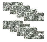 Outsunny Rotolo di Siepe Finta Estensibile, 8 Pezzi, 200x100 cm | Finta per Balcone, Siepe Artificiale Estensibile per Giardino, Foglie Verdi Finte