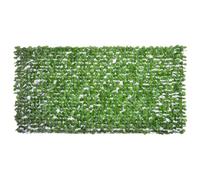 Outsunny Rotolo di Siepe Finta per Balcone e Giardino in PE, Siepe Artificiale con Foglie di Edera, Protezione UV, 300x150 cm, Verde Scuro