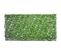 Outsunny Rotolo Siepe Artificiale in PE Anti-UV Edera Verde Scuro