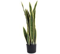Outsunny Sanseveria Finta in Vaso da Esterno e Interno 21 Foglie Ø20x90 cm