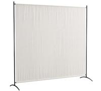 Outsunny Schermo Privacy Singolo Pannello da Esterno 5.9FT, Beige | Divisorio per stanze, pannello privacy autoportante, base stabile, uso interno ed esterno