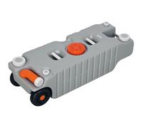 Outsunny Serbatoio Acqua Portatile da 75 Litri con Indicatore di Livello, 3 Ruote e Maniglia per Campeggio