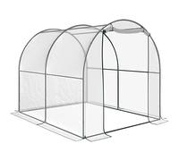 Outsunny Serra da Giardino a Tunnel per Piante e Orto 2x3x2m
