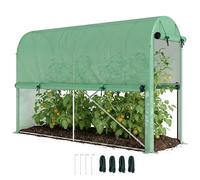 Outsunny Serra da Giardino in PE per Pomodori 3m 300x100x200 cm Verde